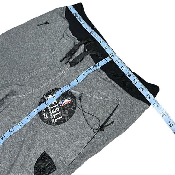 FISLL NBA Brooklyn Nets Team Logo Joggers in Gray - Picture 3 of 10